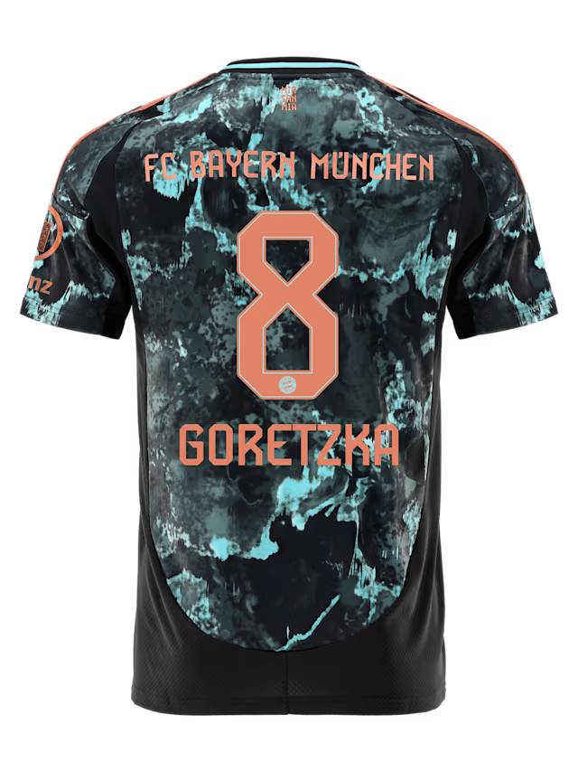 Bayern Munich men jersey away 24-25 – 8 leon goretzka Jersey - Premium Fan Gear