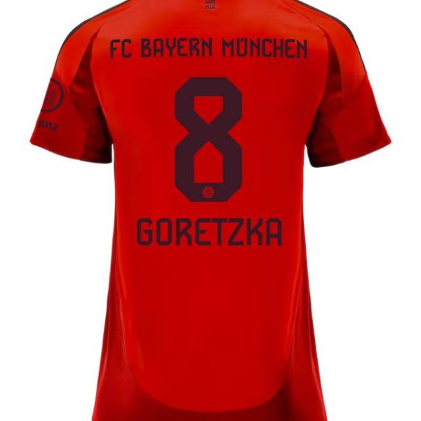 Bayern Munich women jersey home 24-25 – 8 leon goretzka Jersey - Premium Fan Gear
