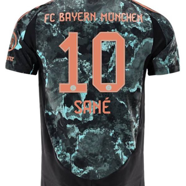 Bayern Munich men authentic jersey away 24-25 – 10 leroy sané Jersey - Premium Fan Gear