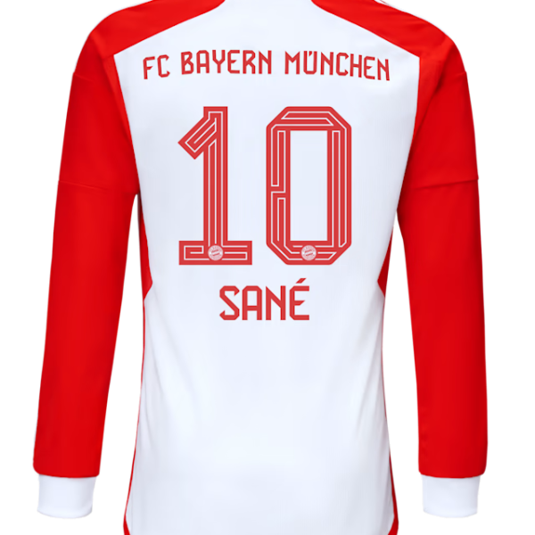 Bayern Munich men long sleeve jersey home 23-24 – 10 leroy sané Jersey - Premium Fan Gear