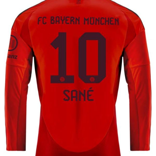 Bayern Munich men long sleeve jersey home 24-25 – 10 leroy sané Jersey - Premium Fan Gear