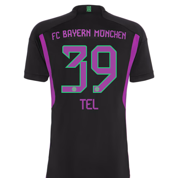 Bayern Munich kids jersey away 23-24 – 39 mathys tel Jersey - Premium Fan Gear