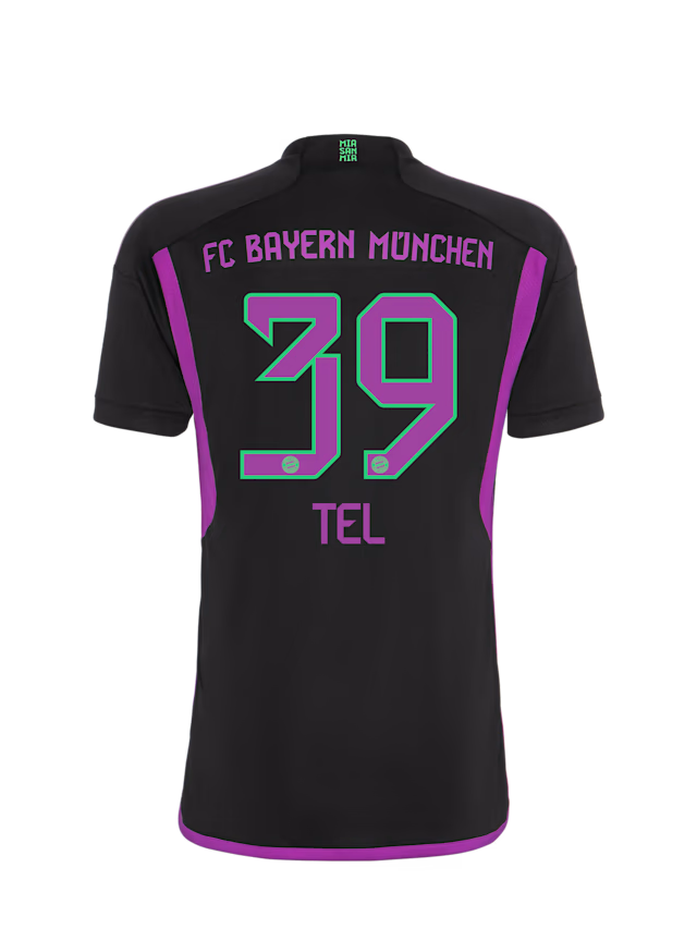Bayern Munich kids jersey away 23-24 – 39 mathys tel Jersey - Premium Fan Gear