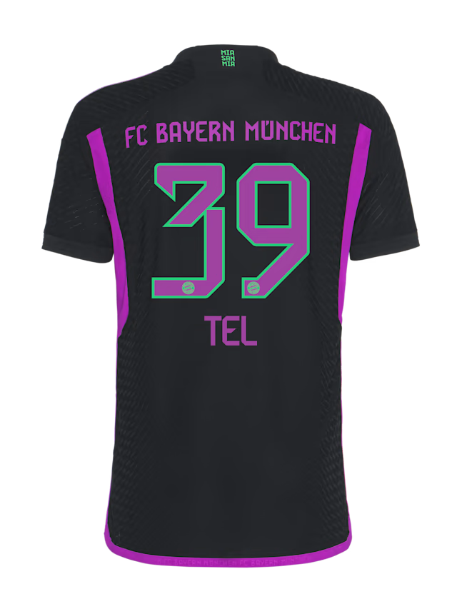 Bayern Munich men authentic jersey away 23-24 – 39 mathys tel Jersey - Premium Fan Gear