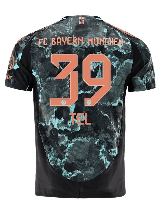 Bayern Munich men authentic jersey away 24-25 – 39 mathys tel Jersey - Premium Fan Gear