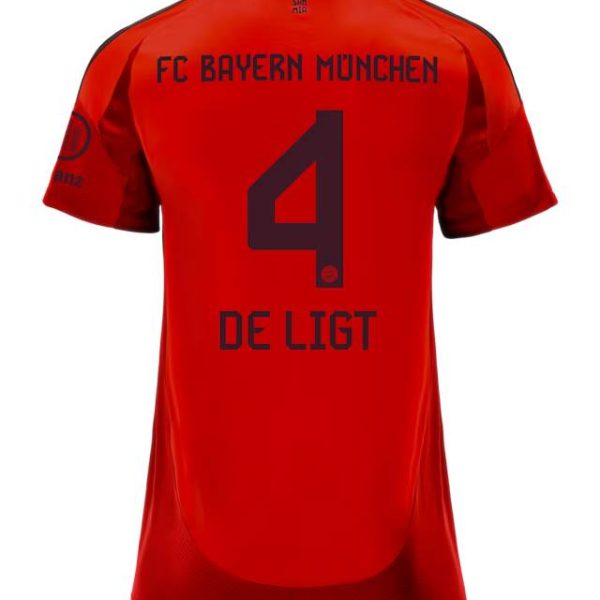 Bayern Munich women jersey home 24-25 – 4 matthijs de ligt Jersey - Premium Fan Gear