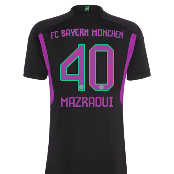 Bayern Munich kids jersey away 23-24 – 40 noussair mazraoui Jersey - Premium Fan Gear