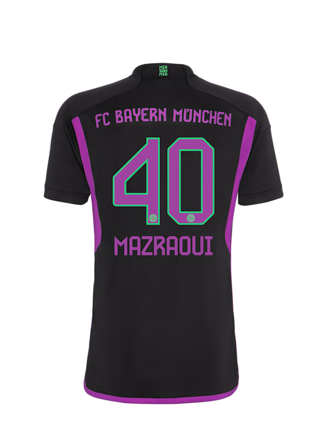 Bayern Munich kids jersey away 23-24 – 40 noussair mazraoui Jersey - Premium Fan Gear