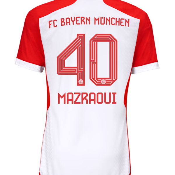 Bayern Munich men authentic jersey home 23-24 – 40 noussair mazraoui Jersey - Premium Fan Gear