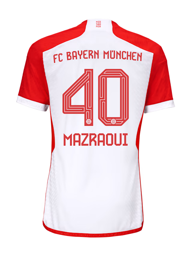 Bayern Munich men authentic jersey home 23-24 – 40 noussair mazraoui Jersey - Premium Fan Gear