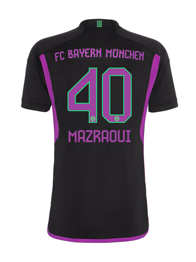 Bayern Munich men jersey away 23-24 – 40 noussair mazraoui Jersey - Premium Fan Gear