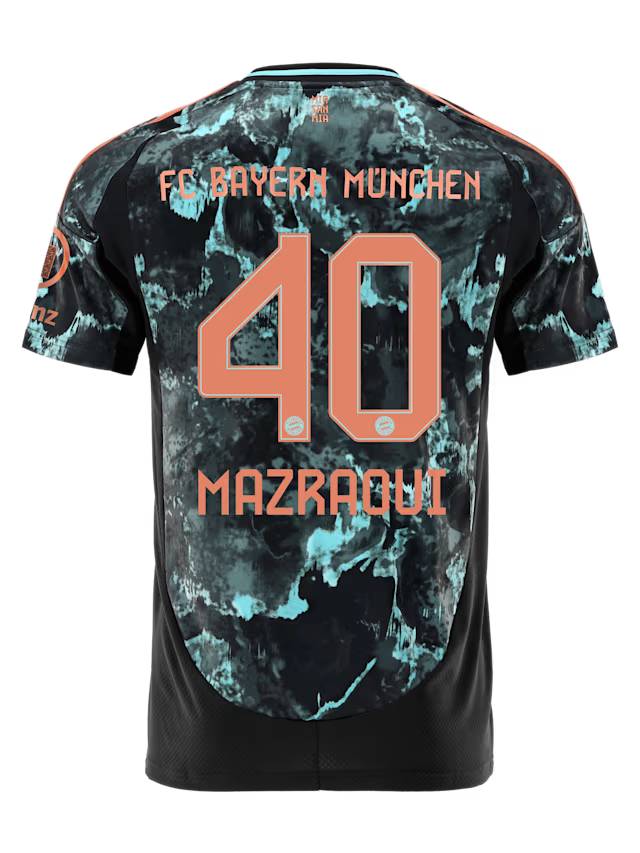 Bayern Munich men jersey away 24-25 – 40 noussair mazraoui Jersey - Premium Fan Gear