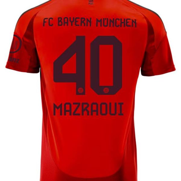 Bayern Munich men jersey home 24-25 – 40 noussair mazraoui Jersey - Premium Fan Gear