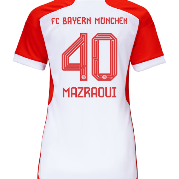 Bayern Munich women jersey home 23-24 – 40 noussair mazraoui Jersey - Premium Fan Gear