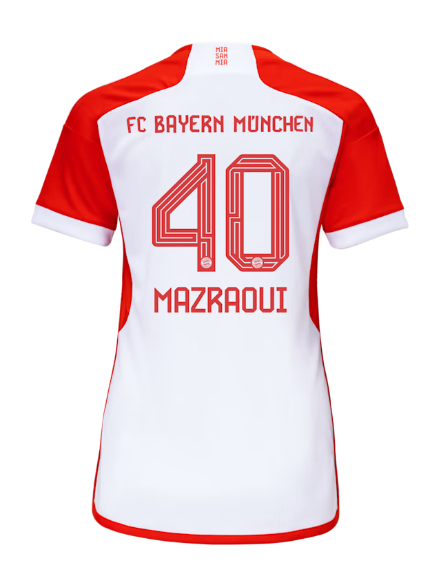 Bayern Munich women jersey home 23-24 – 40 noussair mazraoui Jersey - Premium Fan Gear