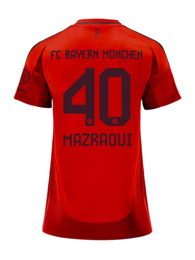Bayern Munich women jersey home 24-25 – 40 noussair mazraoui Jersey - Premium Fan Gear