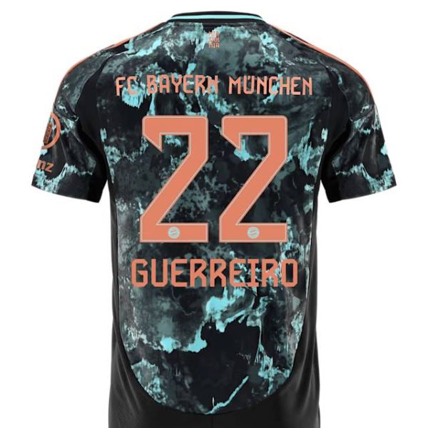 Bayern Munich kids jersey away 24-25 – 22 raphaël guerreiro Jersey - Premium Fan Gear