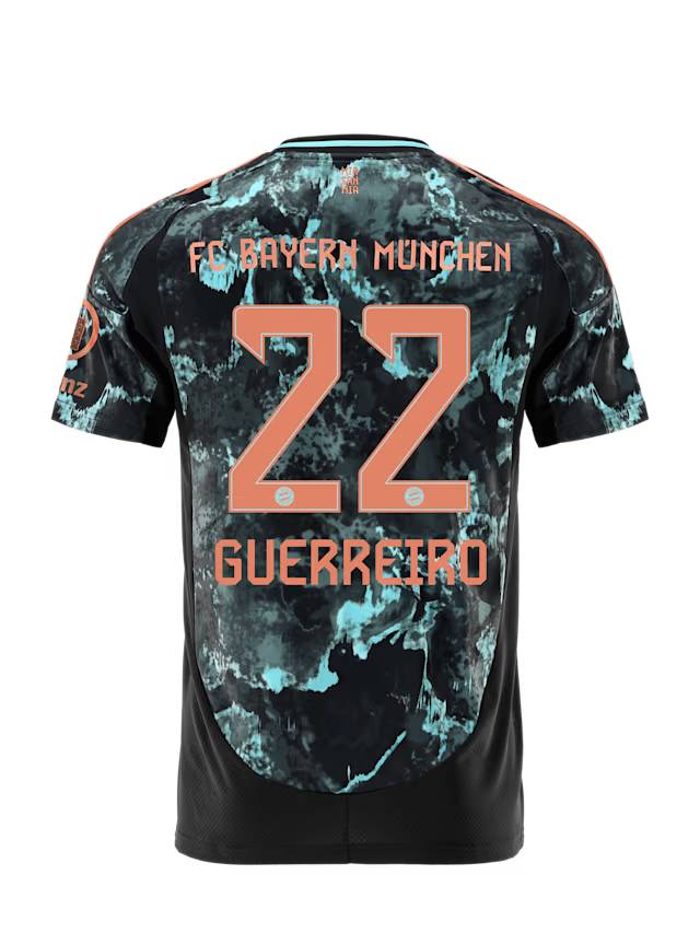 Bayern Munich kids jersey away 24-25 – 22 raphaël guerreiro Jersey - Premium Fan Gear