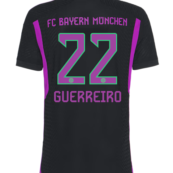 Bayern Munich men authentic jersey away 23-24 – 22 raphael guerreiro Jersey - Premium Fan Gear