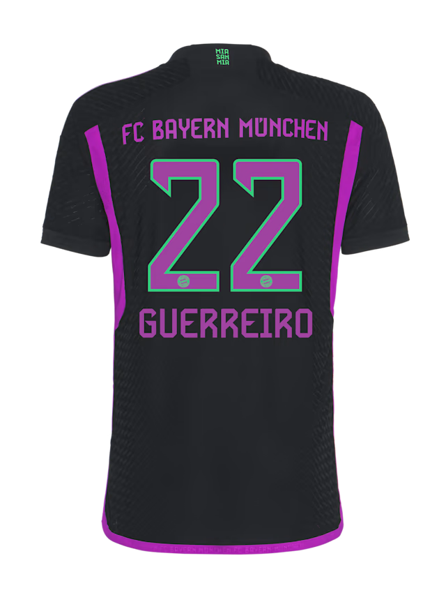 Bayern Munich men authentic jersey away 23-24 – 22 raphael guerreiro Jersey - Premium Fan Gear