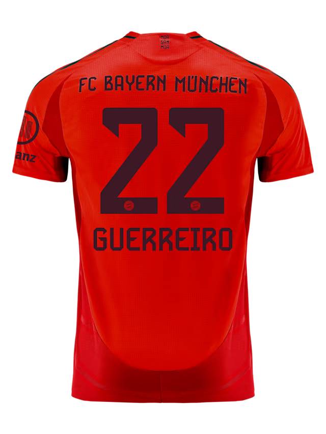Bayern Munich men authentic jersey home 24-25 – 22 raphaël guerreiro Jersey - Premium Fan Gear