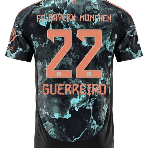 Bayern Munich men jersey away 24-25 – 22 raphaël guerreiro Jersey - Premium Fan Gear