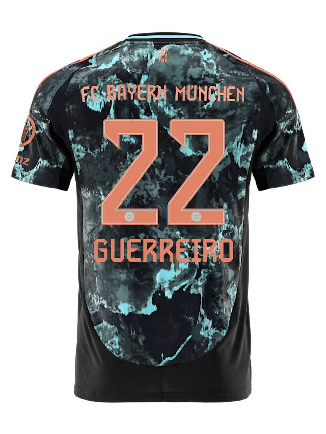 Bayern Munich men jersey away 24-25 – 22 raphaël guerreiro Jersey - Premium Fan Gear