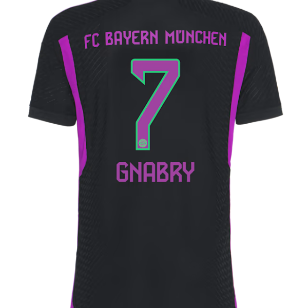 Bayern Munich men authentic jersey away 23-24 – 7 serge gnabry Jersey - Premium Fan Gear