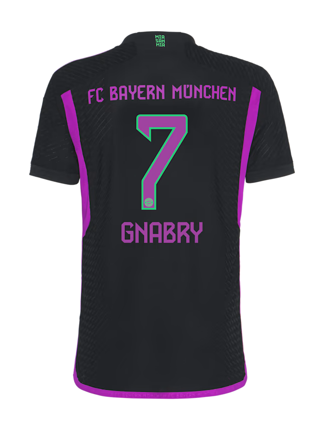 Bayern Munich men authentic jersey away 23-24 – 7 serge gnabry Jersey - Premium Fan Gear