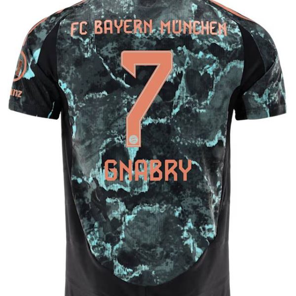 Bayern Munich men authentic jersey away 24-25 – 7 serge gnabry Jersey - Premium Fan Gear