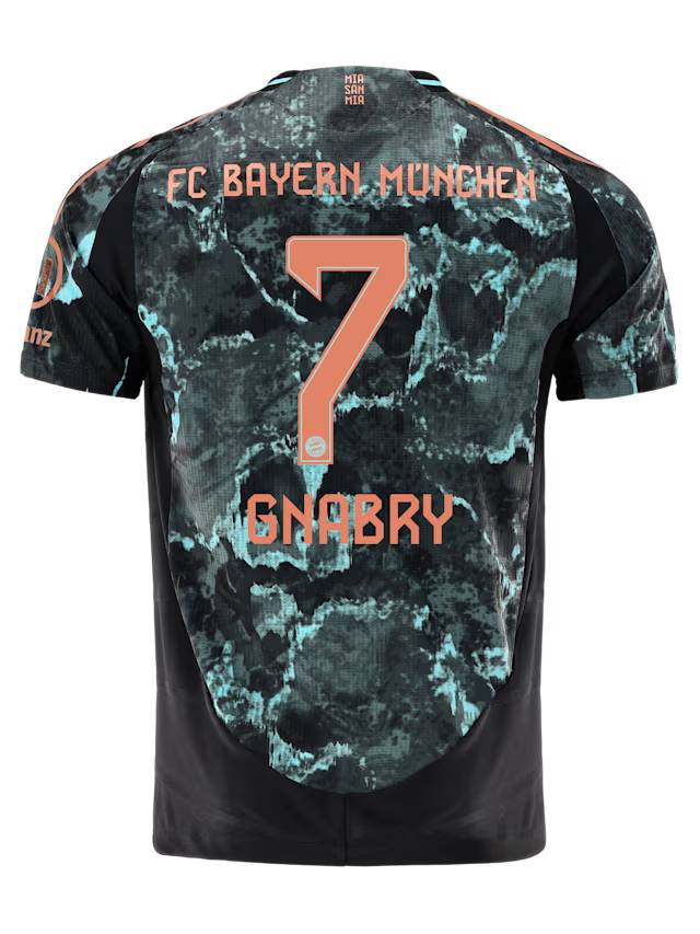 Bayern Munich men authentic jersey away 24-25 – 7 serge gnabry Jersey - Premium Fan Gear