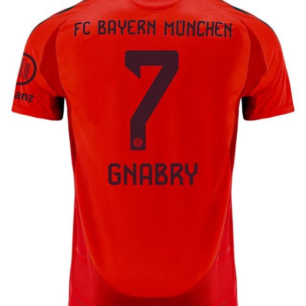 Bayern Munich men authentic jersey home 24-25 – 7 serge gnabry Jersey - Premium Fan Gear