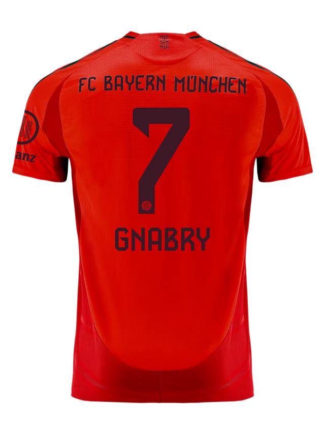 Bayern Munich men authentic jersey home 24-25 – 7 serge gnabry Jersey - Premium Fan Gear