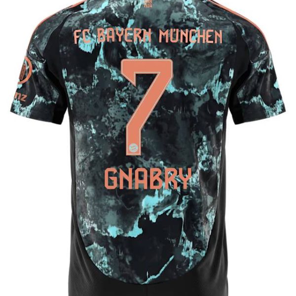 Bayern Munich men jersey away 24-25 – 7 serge gnabry Jersey - Premium Fan Gear