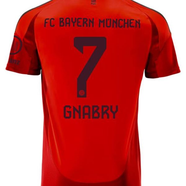 Bayern Munich men jersey home 24-25 – 7 serge gnabry Jersey - Premium Fan Gear