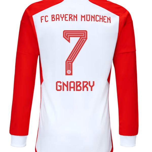 Bayern Munich men long sleeve jersey home 23-24 – 7 serge gnabry Jersey - Premium Fan Gear