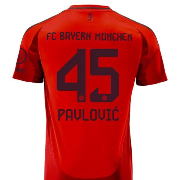 Bayern Munich kids jersey home 24-25 – 45 aleksandar pavlović Jersey - Premium Fan Gear