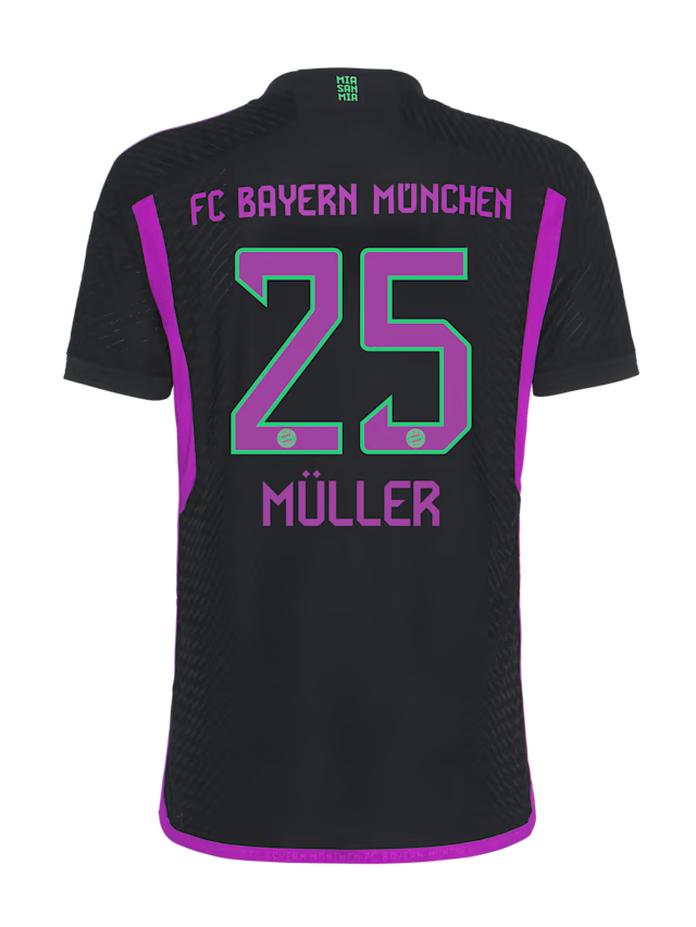 Bayern Munich men authentic jersey away 23-24 – 25  thomas muller Jersey - Premium Fan Gear