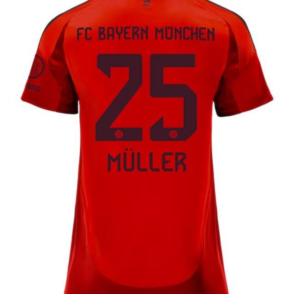 Bayern Munich women jersey home 24-25 – 25 thomas müller Jersey - Premium Fan Gear